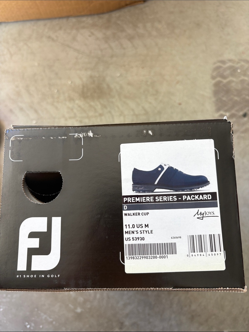FootJoy Packard Premiere Series Men's Golf Shoes - Navy